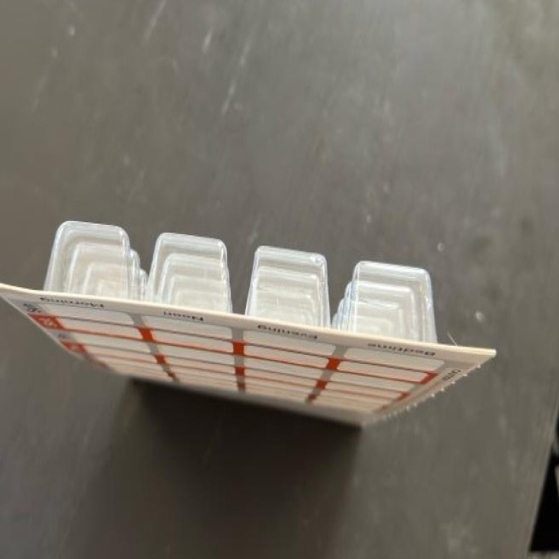 Blister Pack # FOUR - Pill RX Bi-Fold (4x7) 20 mm (Large/Jumbo) (Bubble + Card 500 pcs complete set)