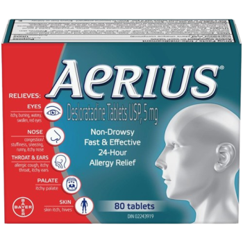 Sale - AERIUS TB 5MG 80 - Early Exp: 08/25