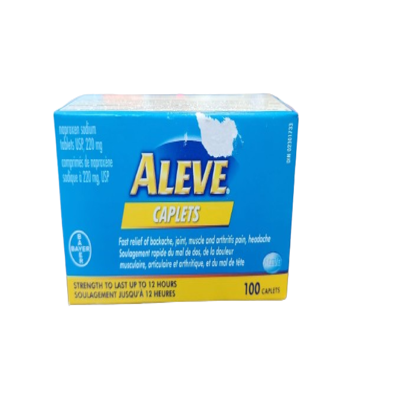Sale - ALEVE CPLT 220MG 100 *Damage Box* - Exp: 03/26