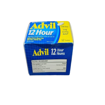 Sale - ADVIL 12HR TB 600MG 52 *Tiny Damage* Exp: 08/26