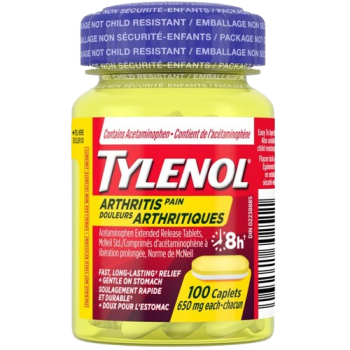 Sale - TYLENOL ARTHRITIS PAIN EASY OPEN CPLT 650MG 100 * Damage box*  Exp: 05/26