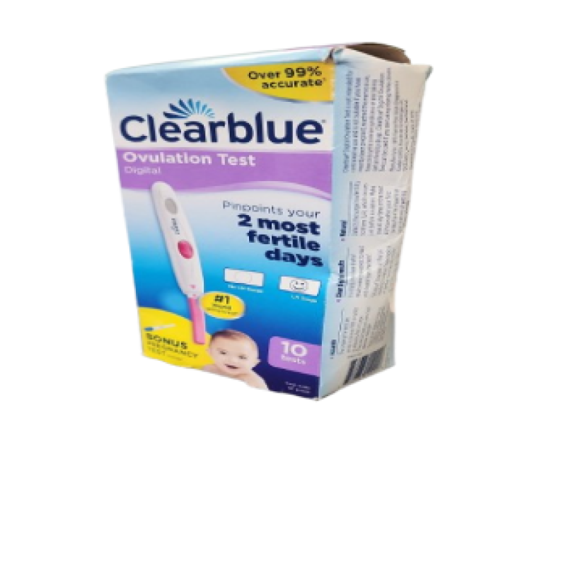 Sale - CLEARBLUE OVULATION TEST ADVANCED DIGITAL 10 *Damage Box* Exp: 11/25